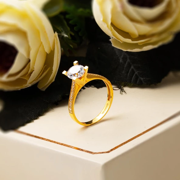 Tektaş 22 Ayar Altın Yüzük - Resim 5