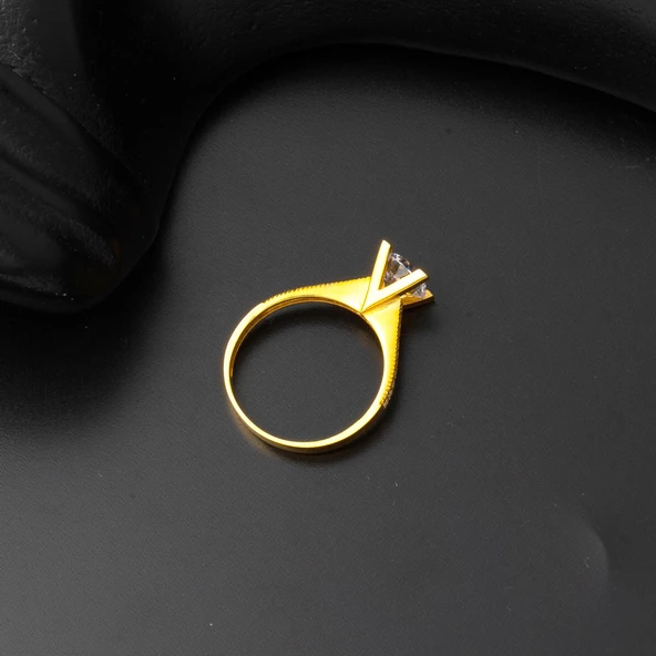 Tektaş 22 Ayar Altın Yüzük - Resim 3