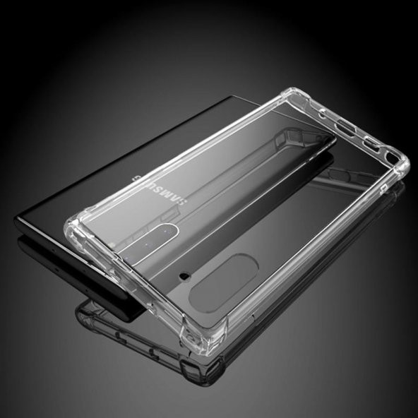 Samsung Galaxy Note 10 Kılıf Zore Antişok Silikon Kenar Korumalı - 7