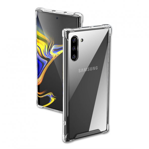 Samsung Galaxy Note 10 Kılıf Zore Antişok Silikon Kenar Korumalı - 8
