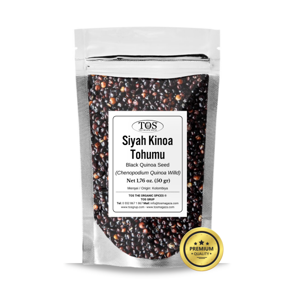 Siyah Kinoa Tohumu 50 gr (1. Kalite) Chenopodium Quinoa Willd