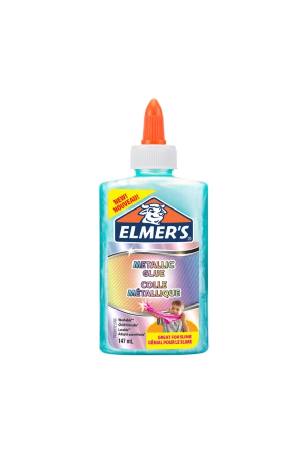 Elmers Metalik Sıvı Yapıştırıcı Açık Yeşil 147 Ml Slime Yapıştırıcı