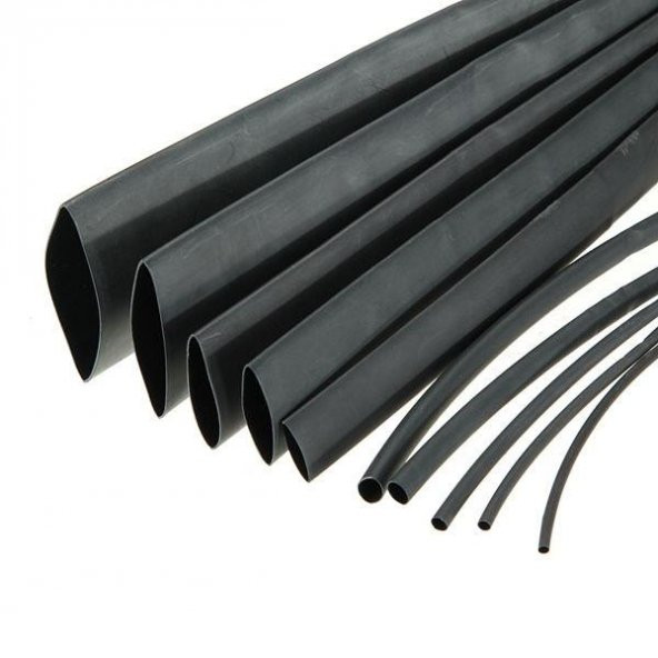 Isı ile 2/1 Daralan Makaron 4.8 mm - Siyah