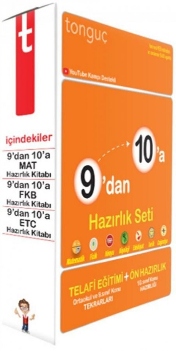 Tonguç Akademi 9 dan 10 a Hazırlık Seti