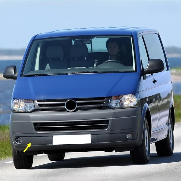 VW Transporter T6 2010-2015 Ön Tampon Sağ Sis Farı Kapağı 7E0807490A - Resim 2