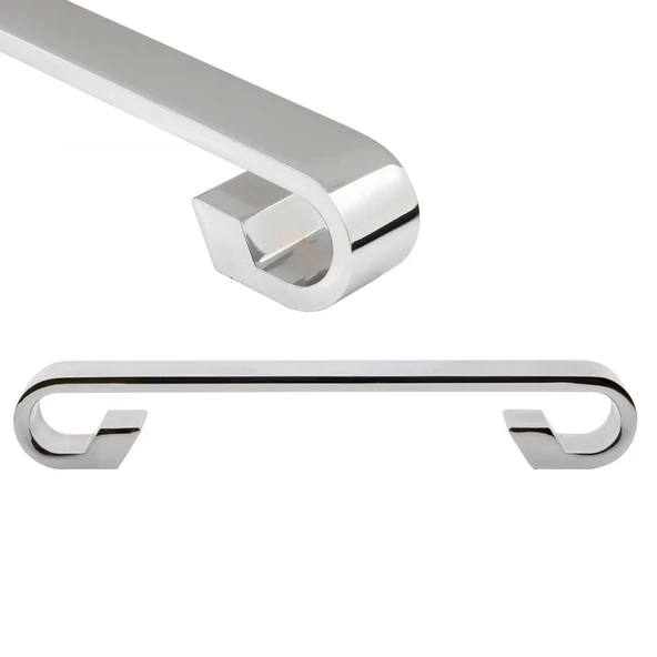 Barida Mobilya Mutfak Dolap Dolabı Kapak Çekmece Kulpu Kulbu Krom Metal (128 MM-12.8 CM) Kulpları