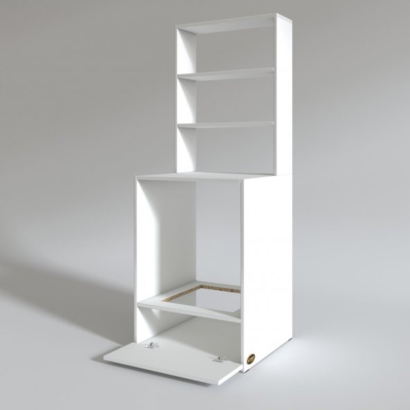 Kenzlife ankastre fırın dolabı bengisu byz 165x60x56 mutfak kapaklı - 3