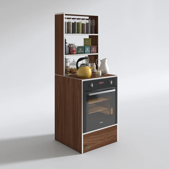 Kenzlife ankastre fırın dolabı esmacan cvz 165*60*56 mutfak eko düz - Resim 2