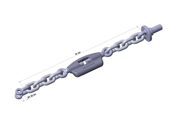 70-56 GERGİ ZİNCİRİ (4 BAKLALI) EMZİKLİ (New Holland) (DYPTT-124) - 2