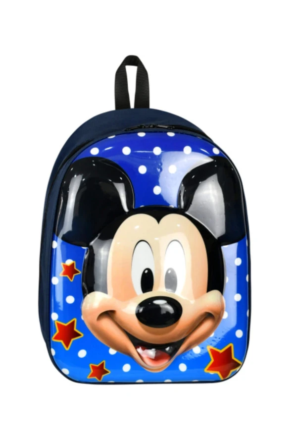Mickey Mouse 5d Kabartmalı Anaokulu Kreş Ve Günlük Kullanım Çantası