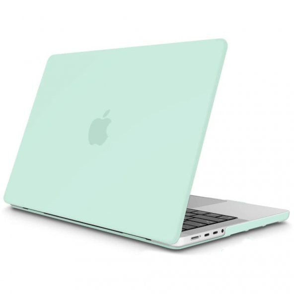Codegen Apple 14" Macbook Pro M1 A2442 Su Yeşili Kılıf Koruyucu Kapak