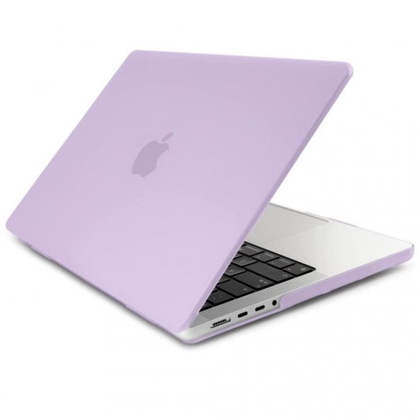Codegen Apple 16" Macbook Pro M1 A2485 Mor Kılıf Koruyucu Kapak