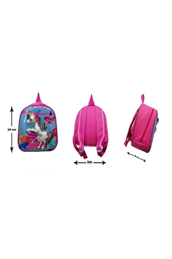 Unicorn Anaokulu Çantası Kreş Anasınıfı Çantası - 4