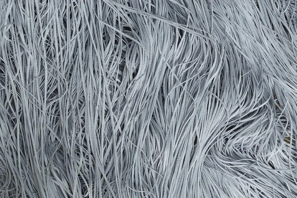 İP PERDE İNCE ZİNCİR GRİ RENK 300 x 280 CM - Resim 8