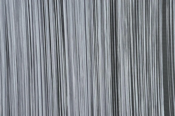 İP PERDE İNCE ZİNCİR GRİ RENK 300 x 280 CM - Resim 4