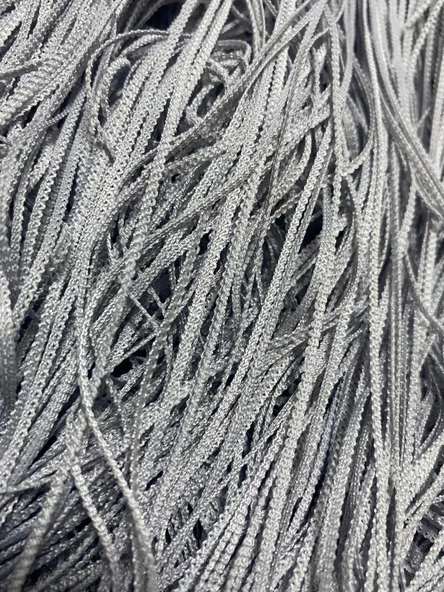 İP PERDE İNCE ZİNCİR GRİ RENK 300 x 280 CM - Resim 10