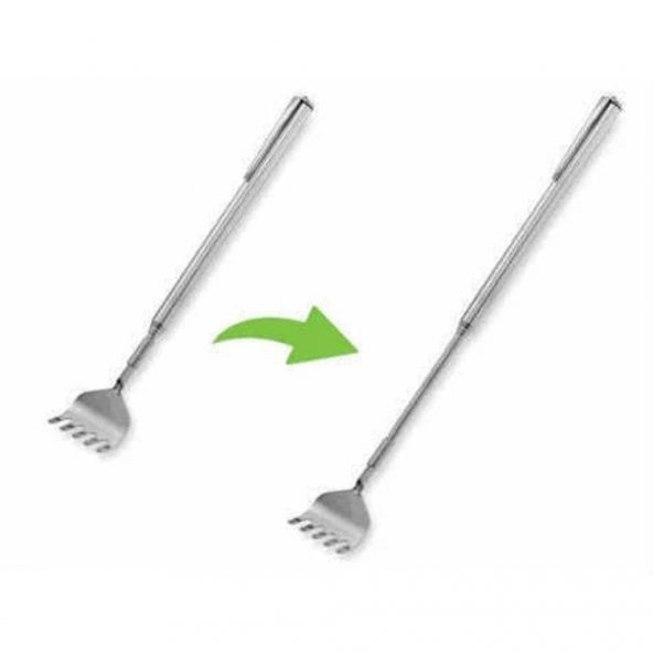 Teleskobik Sırt Kaşıyıcı Metal Kaşağı Kaşıma Aleti Sırt Kaşıma Aparatı - 7