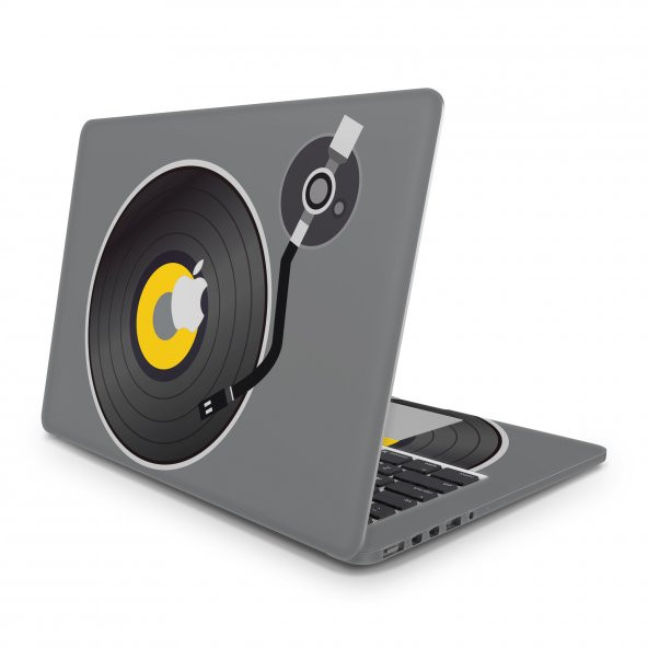 Sticker Master Retro Vinyl Record Player Full Skin For Apple MacBook Air 13-Inch Retina 2018 A1932 ürün görseli