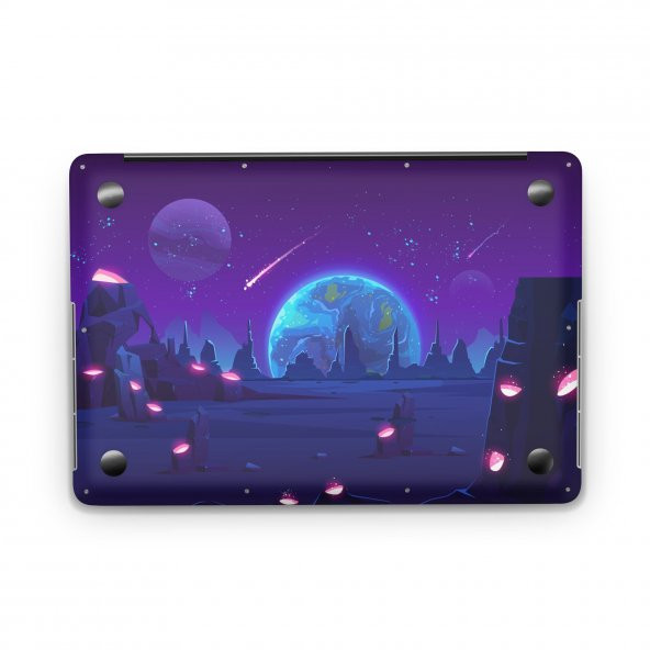 Sticker Master Earth View At Night From Alien Planet  For Apple MacBook Pro 15 inch  2008 A1286 - Resim 3
