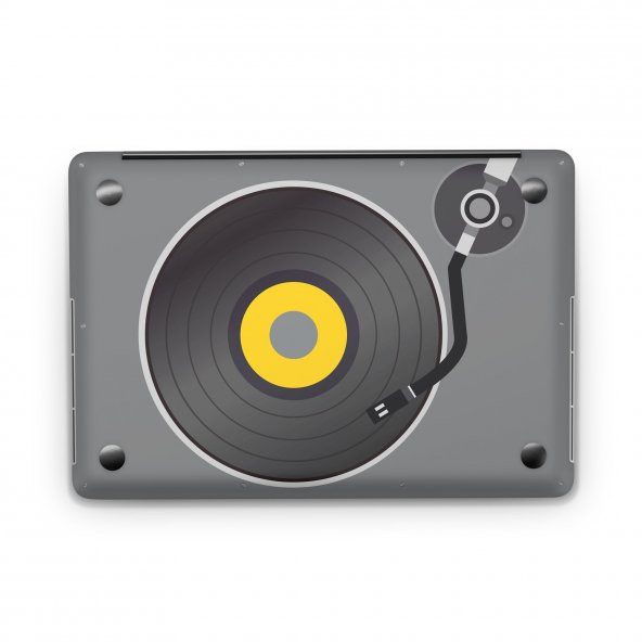 Sticker Master Retro Vinyl Record Player  For Apple MacBook Pro 13-inch Non-Touch Bar 2016-17 A1708 - 3