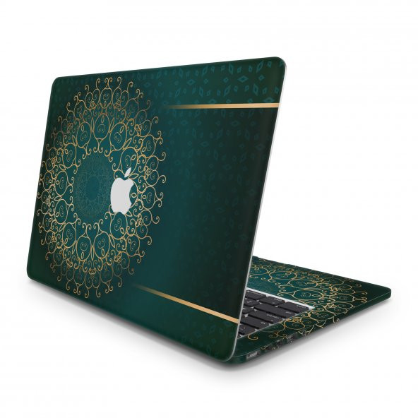 Sticker Master Golden Arabesque Arabis Style islamic Full Skin For Apple MacBook Air 13.3-inch 2017