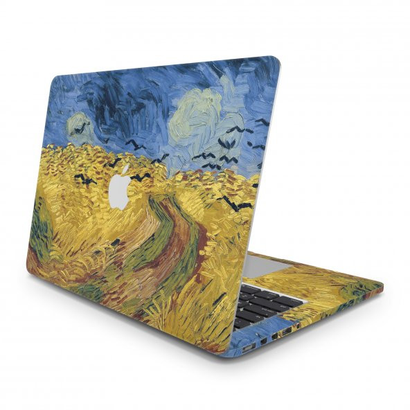 Sticker Master Van Gogh Wheatfield With Crows For Apple MacBook Pro 13-inch Touch Bar 2018 A1989