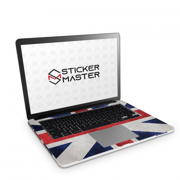 Sticker Master Old England 2 Flag Full Skin For Apple MacBook Pro 13-inch Touch Bar 2018 A1989 - 2