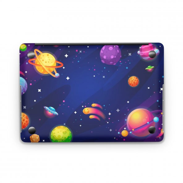 Sticker Master Colorful Planets Full Skin For Apple MacBook Pro15-inch Touch Bar 2018 A1990 - Resim 3