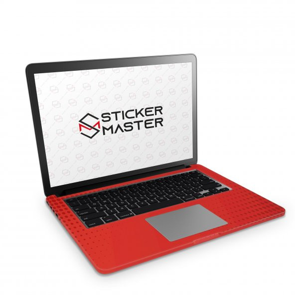 Sticker Master Stylish Set Red Full Skin For Apple MacBook Pro 13 M1 2020 A2338 - Resim 2