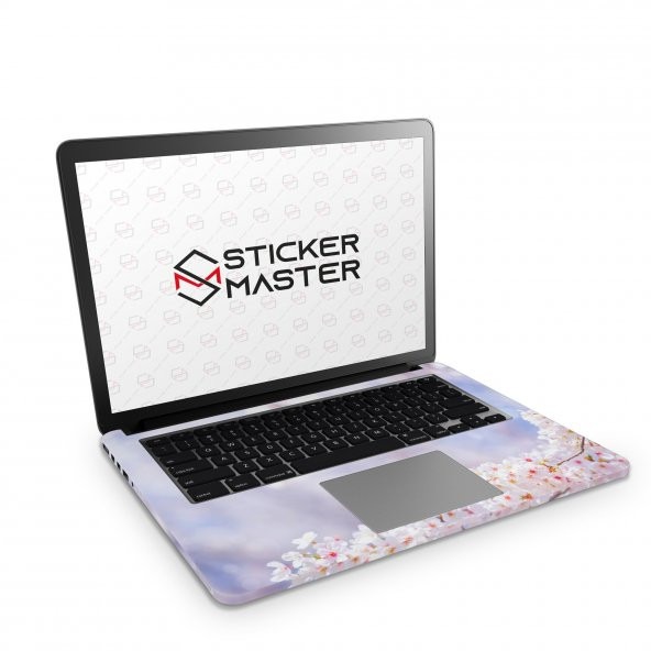 Sticker Master Spring Blossom Flower Full Skin MacBook Pro15-inch Touch Bar 2018 A1990 - Resim 2