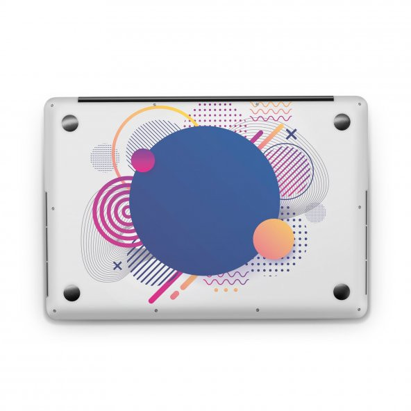 Sticker Master Flat Abstract Full Skin MacBook Air 11 inch 2011 - Resim 3