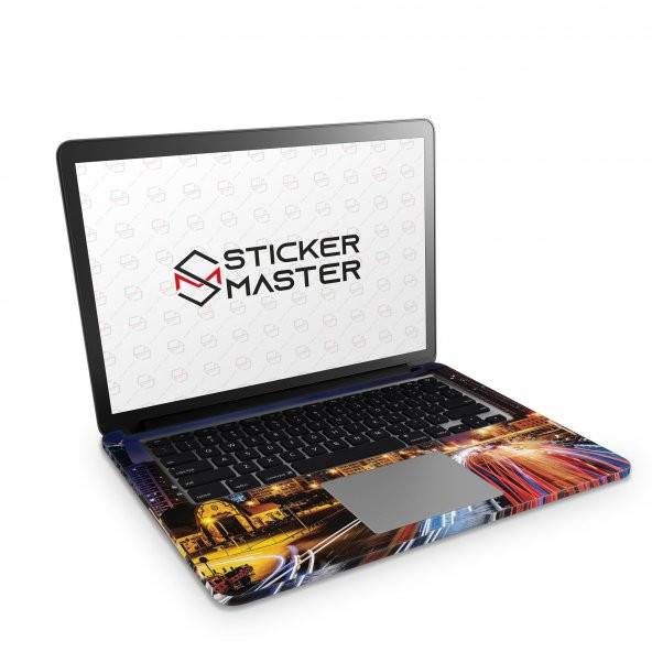 Sticker Master City Life Full Skin MacBook Pro15-inch Touch Bar 2018 A1990 - Resim 2