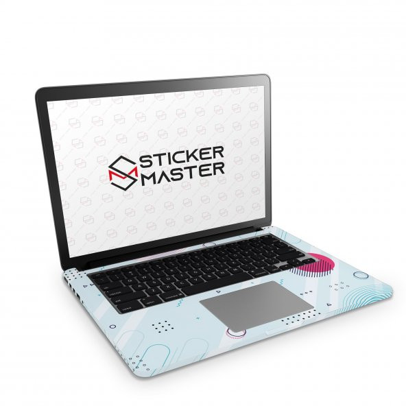 Sticker Master Geometric Shapes Full Skin MacBook Pro 17-inch Early 2011 A1297 - Resim 2