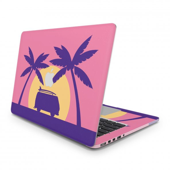 Sticker Master Palm Trees And Caravan Full For Apple MacBook Pro 15-inch Touch Bar 2016-17 A1707