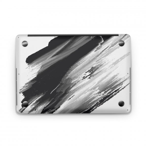 Sticker Master Black Stain Full Skin For Apple MacBook Pro 16inch Touch Bar 2019 A2141 - Resim 3