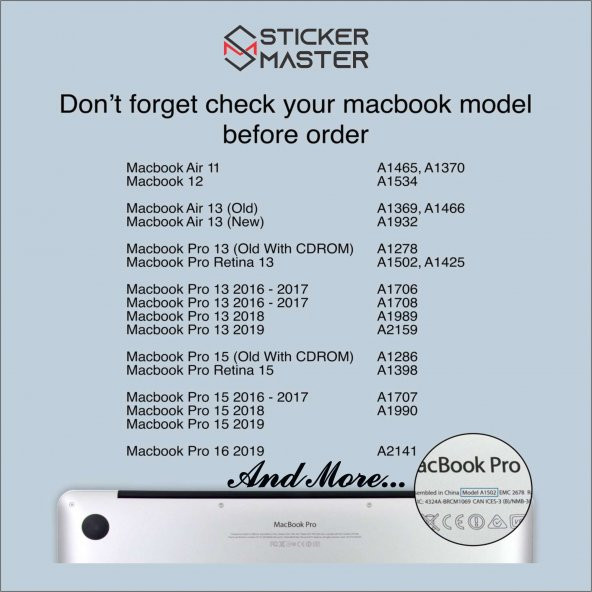 Sticker Master Unsplash Full Skin For Apple MacBook Air 13-inch  2011 A1369 - 4