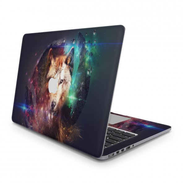 Sticker Master Wolf Explode Tüm Cilt For Apple MacBook Pro 13-inch Retina  2014 A1502