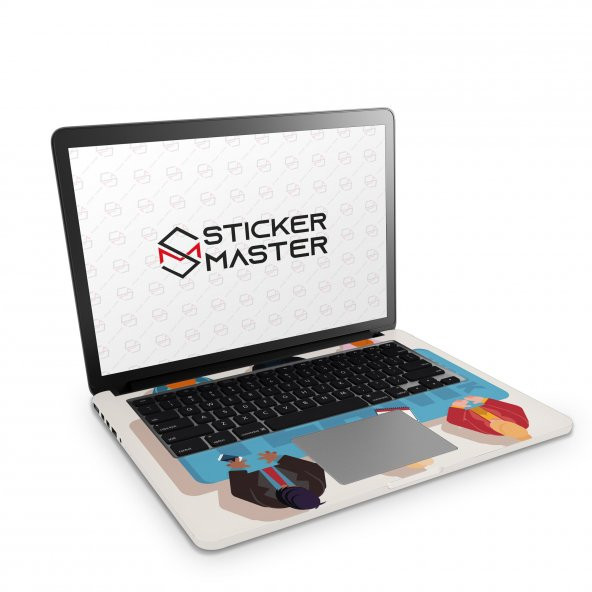 Sticker Master Team Work Tüm Cilt For Apple MacBook Pro 16inch Touch Bar 2019 A2141 - 2