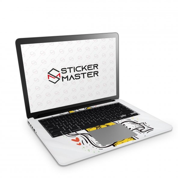 Sticker Master Love Peace Tüm Cilt For Apple MacBook Air 13 M1 2020 A2337 - Resim 2