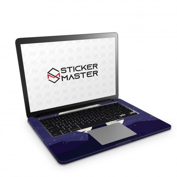 Sticker Master Wolf And Moon Tüm Cilt For Apple iMac 27-inch with Retina 5K display 2017 A1419 - 2