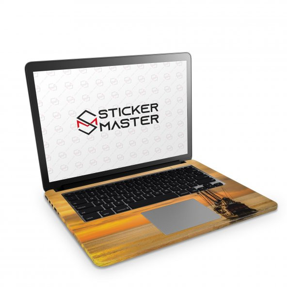 Sticker Master Sunset And Sailboat Tüm Cilt For Apple MacBook Air 13-inch  2011 A1369 - 2