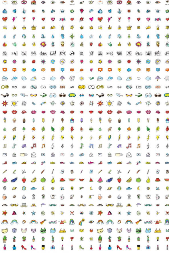 300 Adet Karışık Sticker Pack Graffiti Araba Stickers Motor Bisiklet Laptop Sticker Etiket Çıkartma ürün görseli