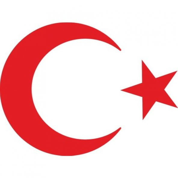 Sticker Master Türk Bayrağı Sticker 20 Cm Oto Motor Araç Araba Duvar Pc Etiket Çıkartma