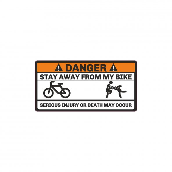 Sticker Master Bisikletime Dokunma Bisiklet Sticker Etiket Çıkartma Yapıştırma 10 Cm ürün görseli