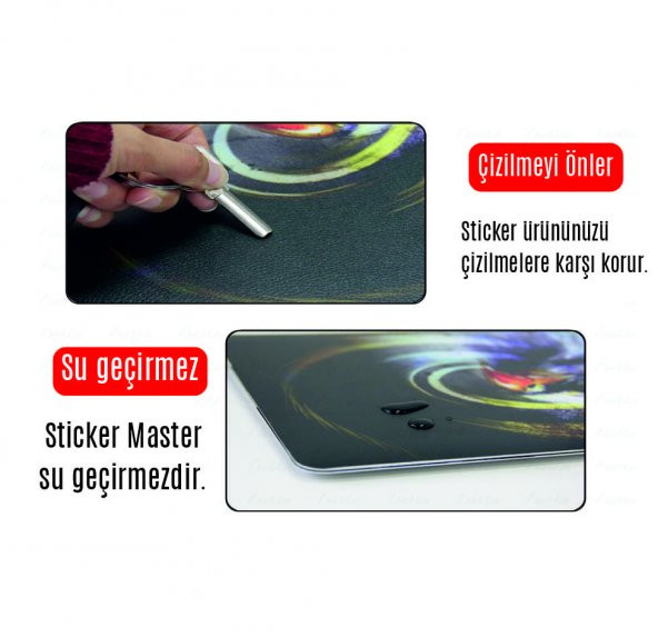 Sticker Master Sosyal Mesafe Uyarı Sticker 5 Li Set 20 Adet Sarı - Resim 2