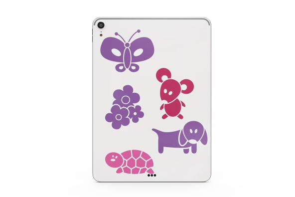 Sticker Master Hayvan Temalı Laptop Notebook Tablet İphone Mac Pc Sticker Seti 30 Adet Stickerbomb