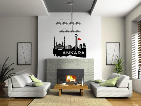 Sticker Masters Ankara Siluet Duvar Sticker 4 ürün görseli