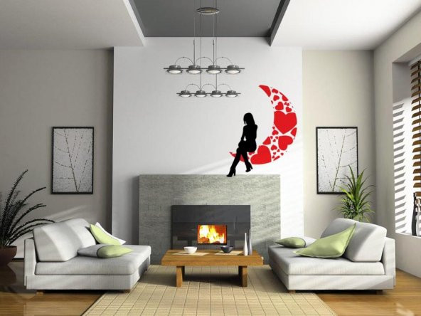 Sticker Masters Women Moon Duvar Sticker ürün görseli 1