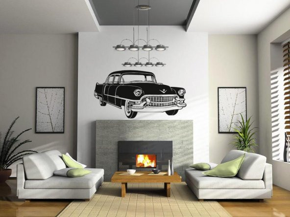 Sticker Masters Vintage Araba Duvar Sticker ürün görseli