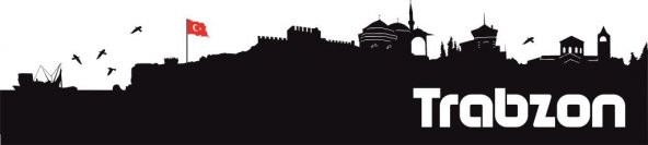 Sticker Masters Trabzon Silueti Duvar Sticker ürün görseli